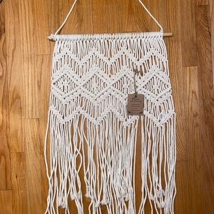 NWT Boho woven wall decoration